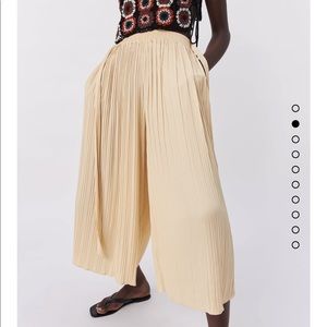 Zara pleated pants